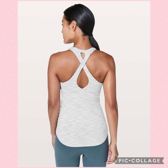 lululemon athletica Tops - Lululemon Sweat Reps 2 In 1 Tank Wee Are From Space Nimbus Battleship